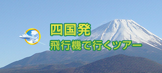 四国発 飛行機で行くツアー