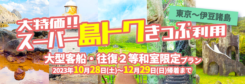伊豆諸島 スーパー島トクきっぷ