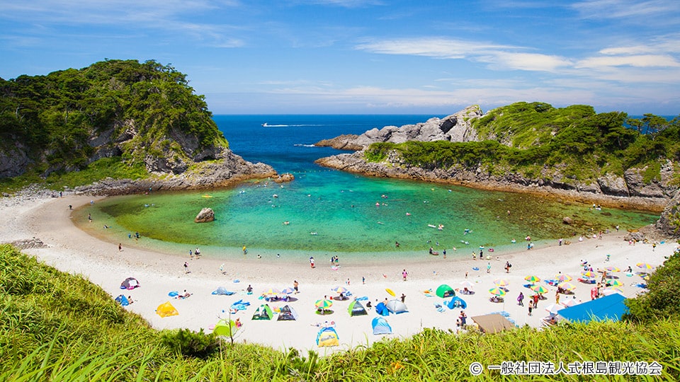 【式根島】泊海水浴場