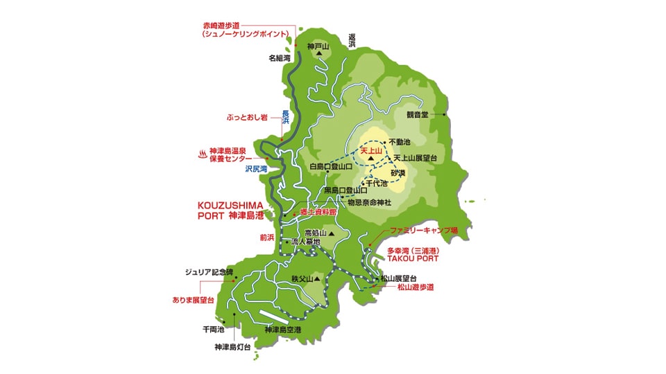 神津島 地図