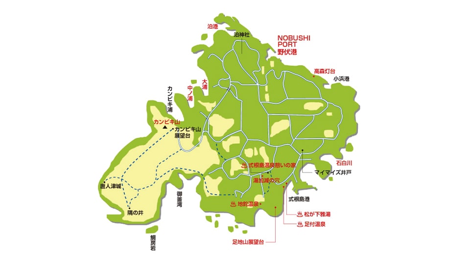 式根島　地図