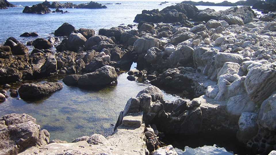 【式根島】足付温泉