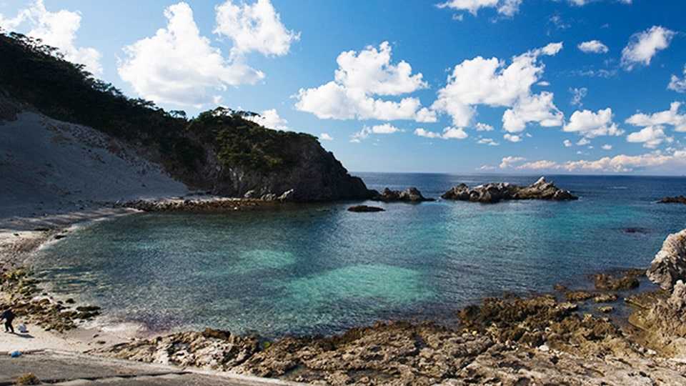 【式根島】大浦海水浴場