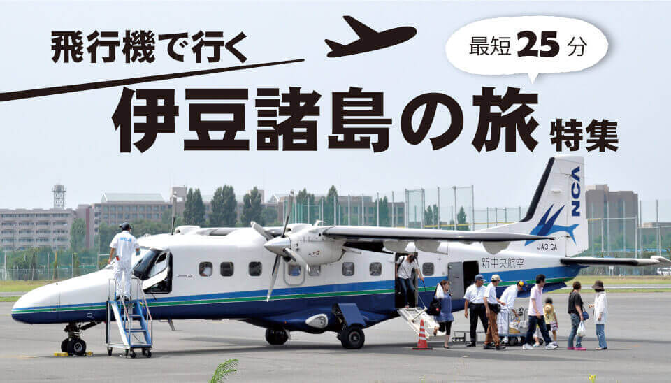 飛行機で行く伊豆諸島特集