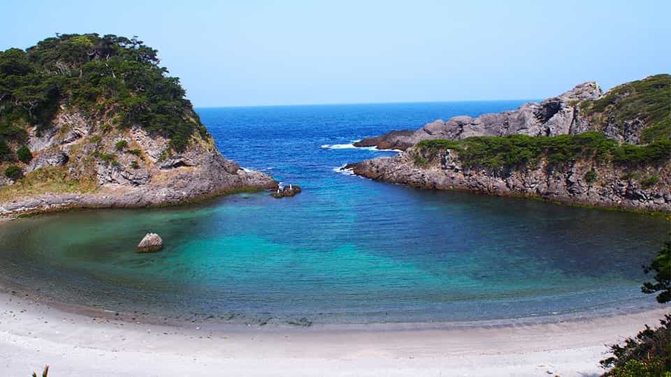 【式根島】式根島泊海水浴場