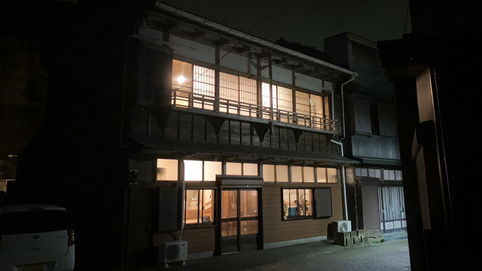 この宿泊施設の外観です。