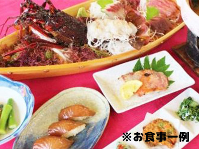 【東京/竹芝発着】日程限定!大島温泉ホテル宿泊<br>金目鯛と伊勢海老の舟盛り&べっこうずしプラン