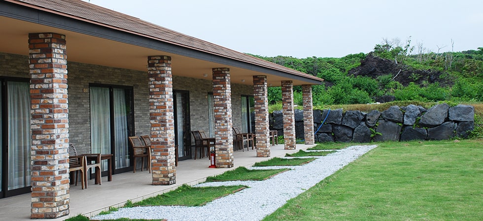 この宿泊施設の外観です。