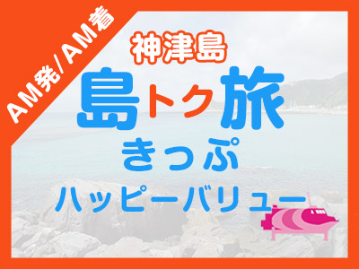《AM発/AM着》往復JET船☆神津島ハッピーバリュー