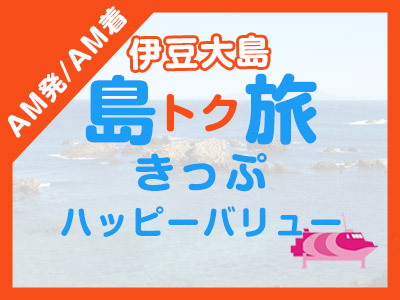 《AM発/AM着》往復JET船☆伊豆大島ハッピーバリュー