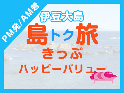 《PM発/AM着》往復JET船☆伊豆大島ハッピーバリュー
