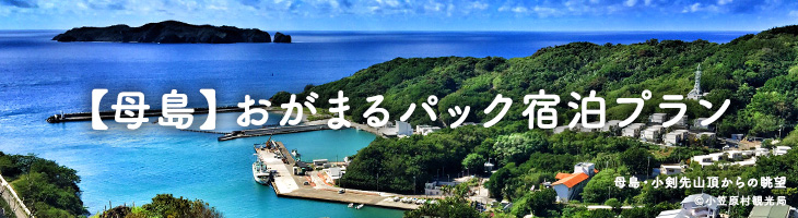 小笠原諸島 母島 おがまるパック 宿泊プラン 小笠原諸島旅行 ツアー 東京発フェリーで行く トラベルロード